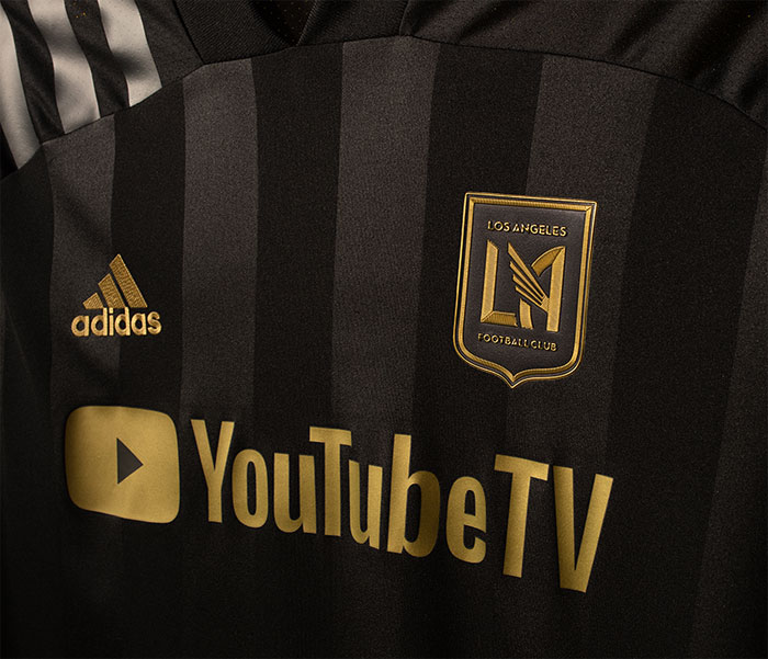 ロサンゼルスFC、胸に「YouTube TV」の2020新ユニフォームを発表！