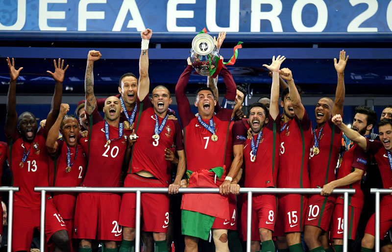 Euro伝説ユニ 16年ポルトガル代表 歓喜の初優勝 ユニフォーム