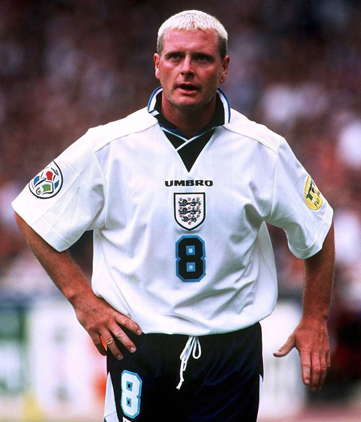 ベッカム 96 イングランド代表 サッカーユニフォーム グレー L - ウェア