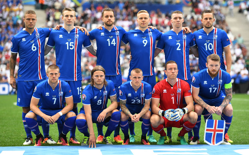Euro伝説ユニ 16年アイスランド代表 初出場で大躍進 のユニフォーム