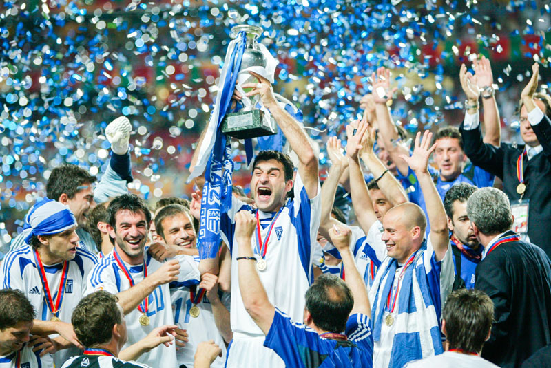 Euro伝説ユニ 04年ギリシャ代表 奇跡の初優勝 ユニフォーム