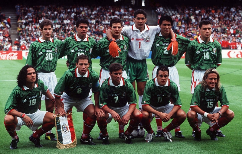 サッカー　メキシコ代表　1998 ユニフォーム
