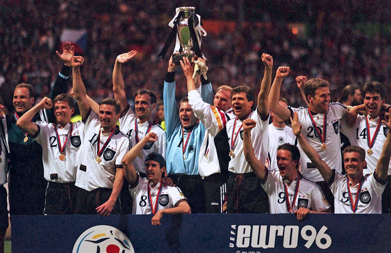 アディダス1996年 ドイツ代表（ホーム） サッカーユニフォーム EURO96 