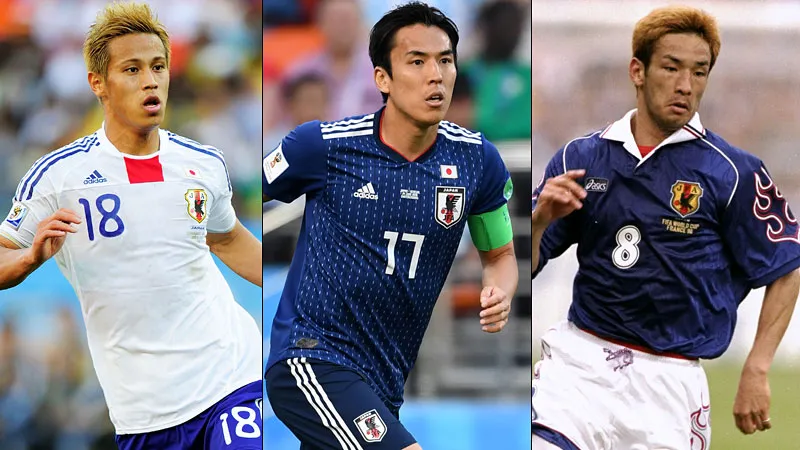 炎、富士山、日本刀！これが日本代表の歴代「W杯ユニフォーム」 ｜Qoly サッカーニュース