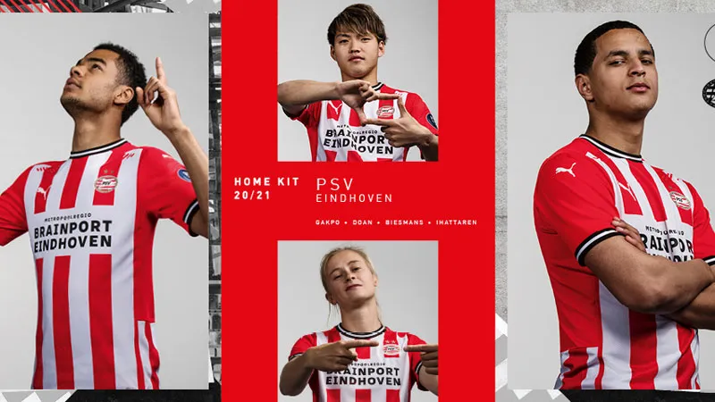 PSV、2020-21新ユニフォーム発表！「堂安律がモデルで登場」 ｜Qoly サッカーニュース