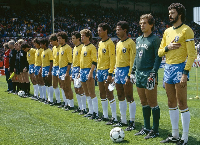 82年WMスペイン大会ブラジル代表ユニフォーム