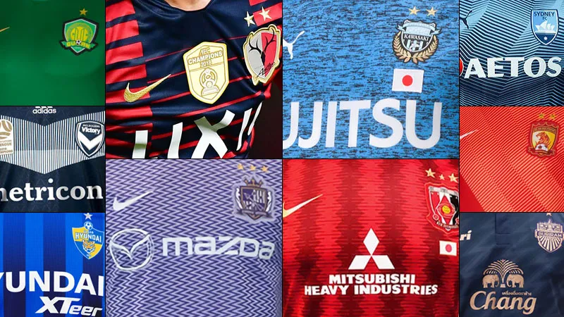 日本勢が戦う！ACL2019「東地区・全16チーム」ユニフォームまとめ ｜Qoly サッカーニュース