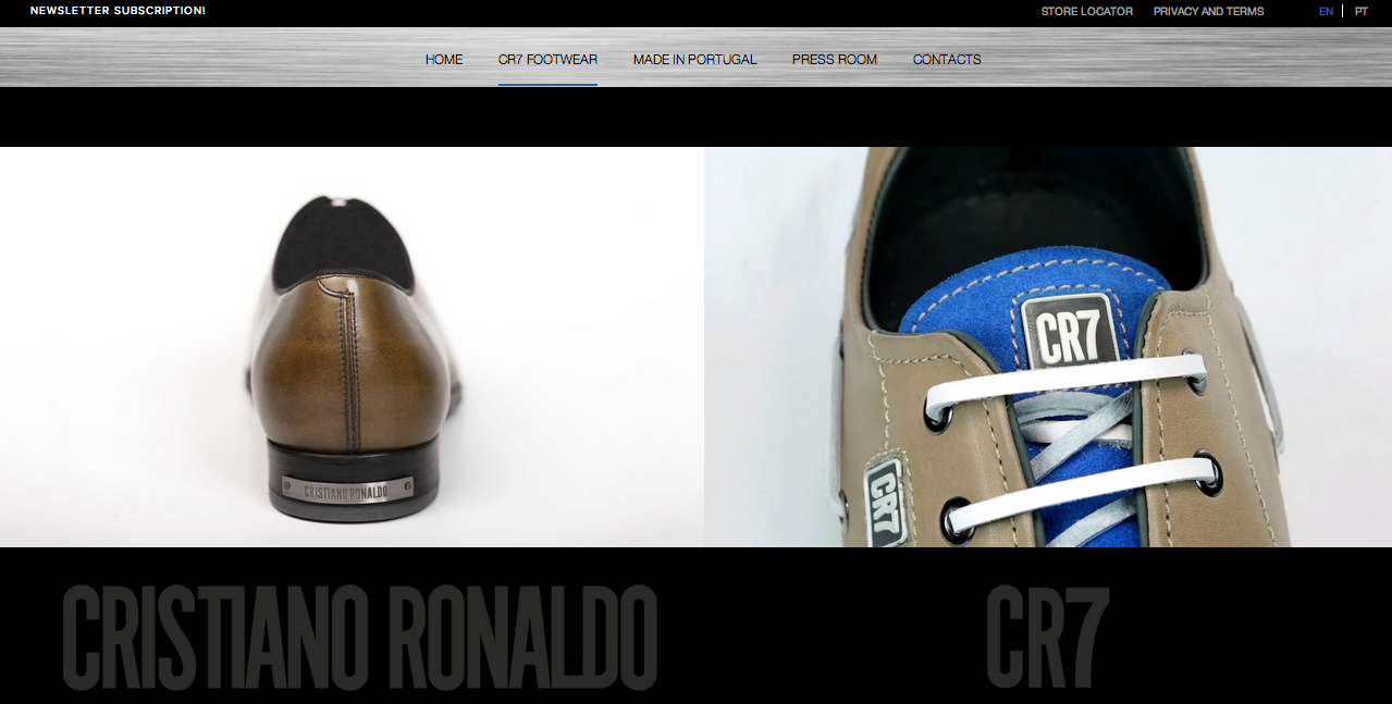 C ロナウドのブランド Cr7 が新製品となる靴を発表 そのデザインはこんな感じ