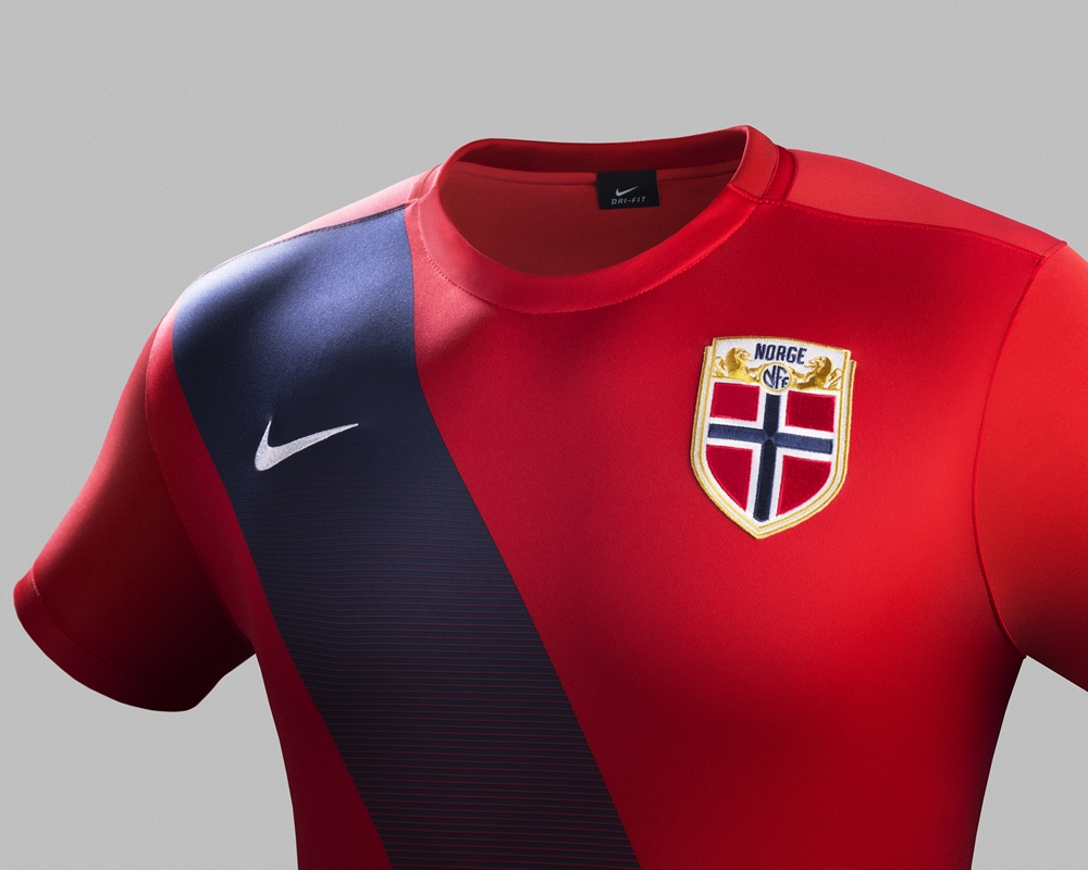 ノルウェー代表 Nikeと契約 エンブレム変更後初の新ユニフォームを発表初の新ユニフォームを発表