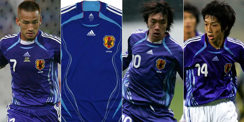 日本代表歴代ユニフォームを振り返る！2006W杯「日本刀、刃文モデル」 ｜Qoly サッカーニュース